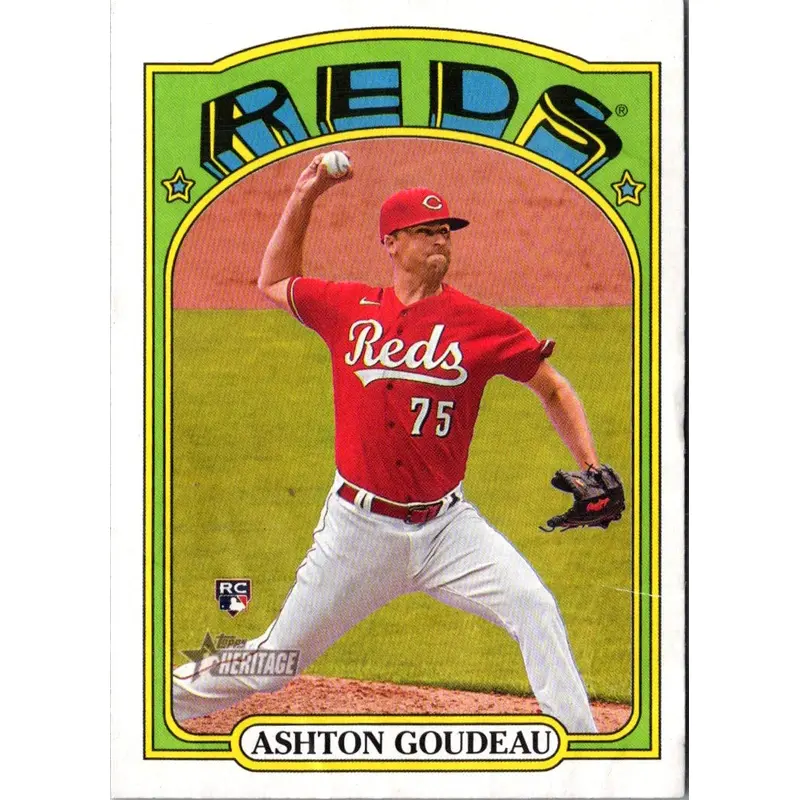 2021 Topps Heritage Ashton Goudeau #610 Rookie