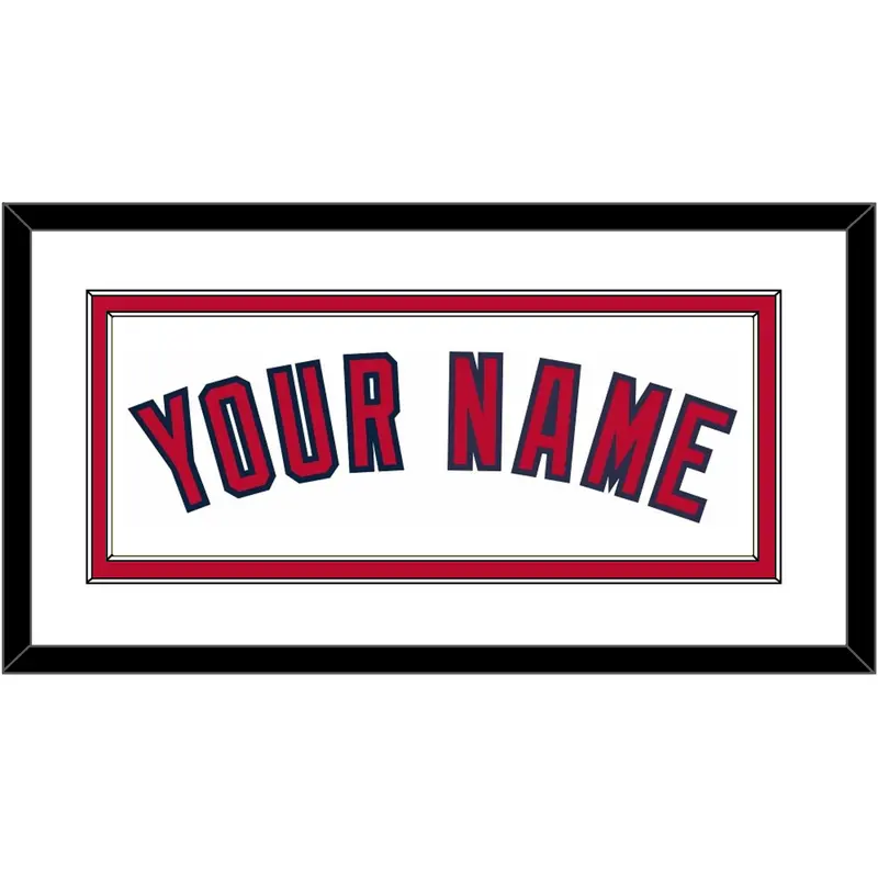 Los Angeles Name - Home White (2002-2023) - Double Mat 1