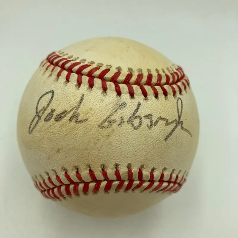 Josh Gibson Jr. Signed Official Major League Baseball Negro League Legend JSA