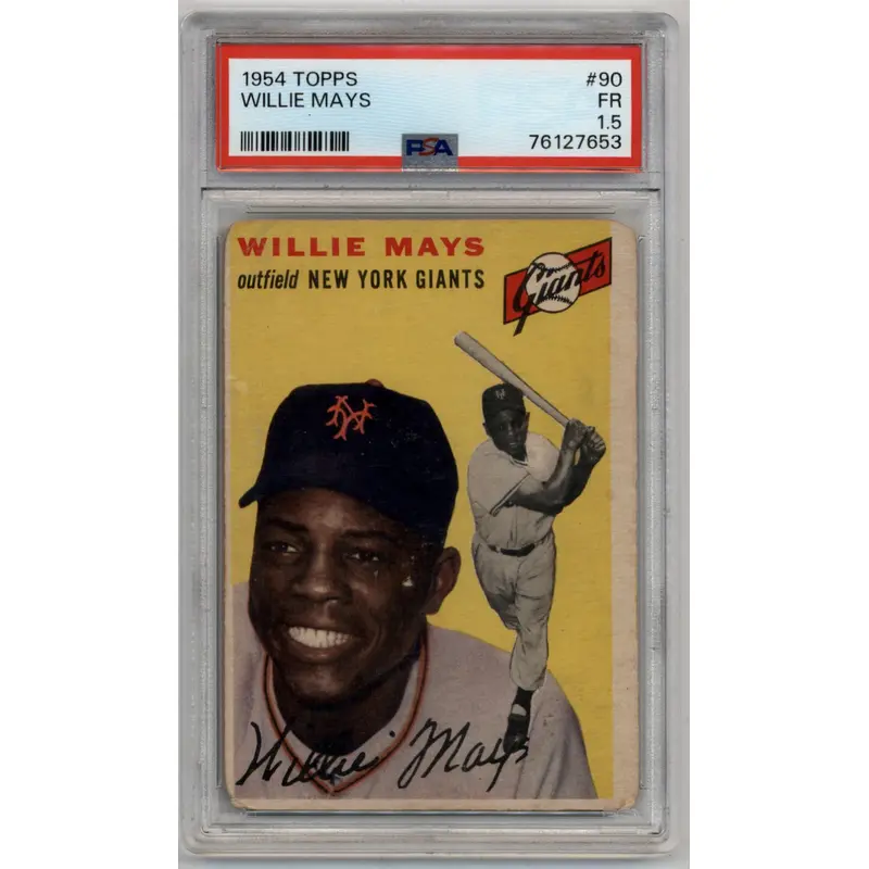Willie Mays 1954 Topps #90 PSA 1.5 Fair 7653