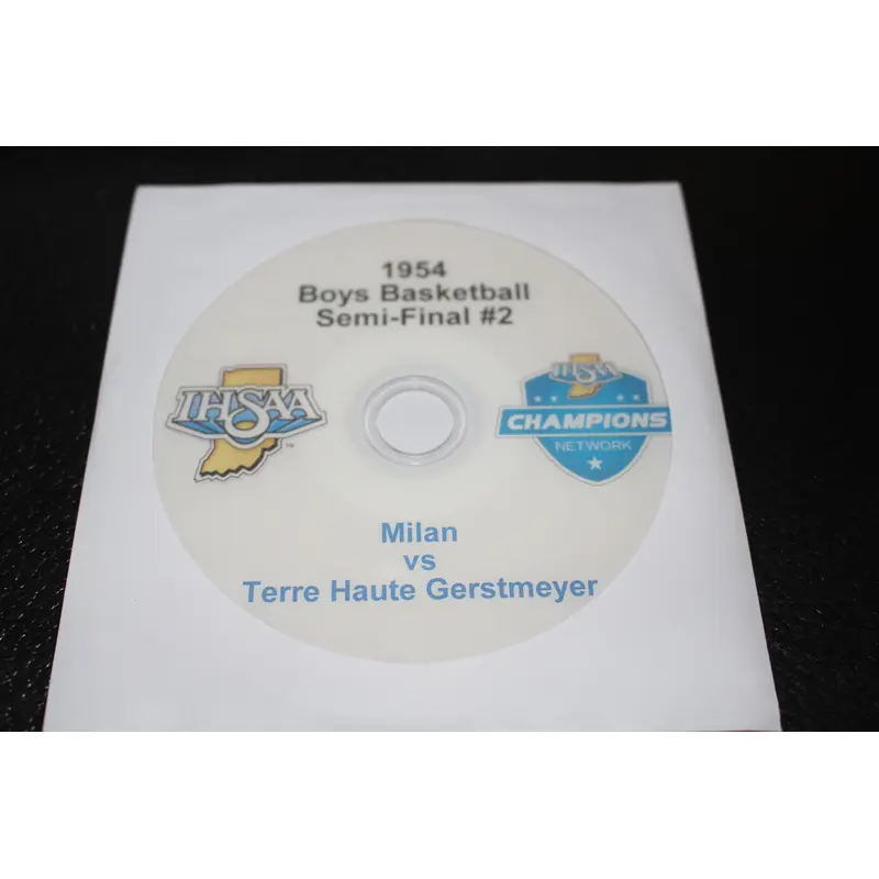 1954 Indiana High School Basketball Semi Final #2 DVD