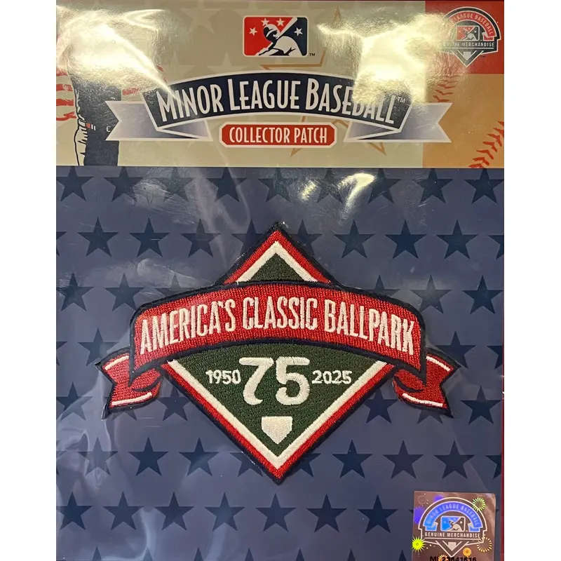 Reading Fightin Phils 75th Anniversary Patch