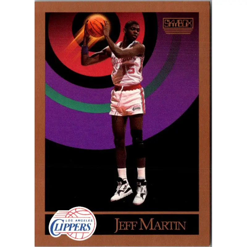 1990 SkyBox Jeff Martin #130 Rookie