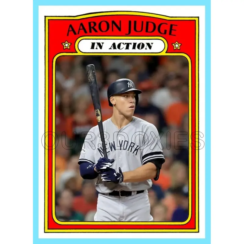 Aaron Judge In Action 1972 Topps Custom Card - 4749