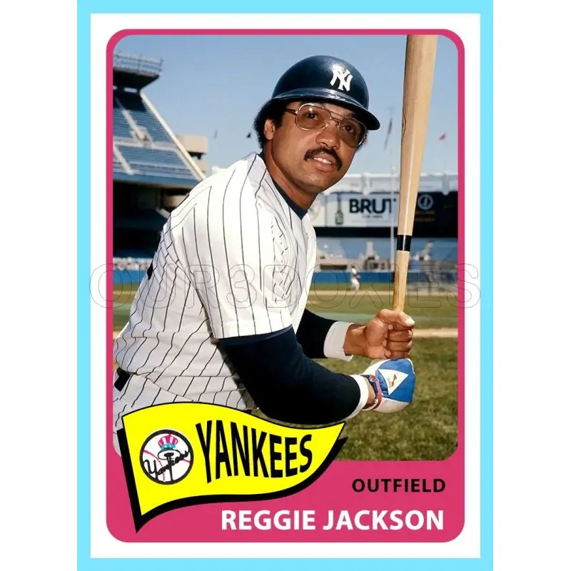 Reggie Jackson 1965 Topps Custom Card - 4395