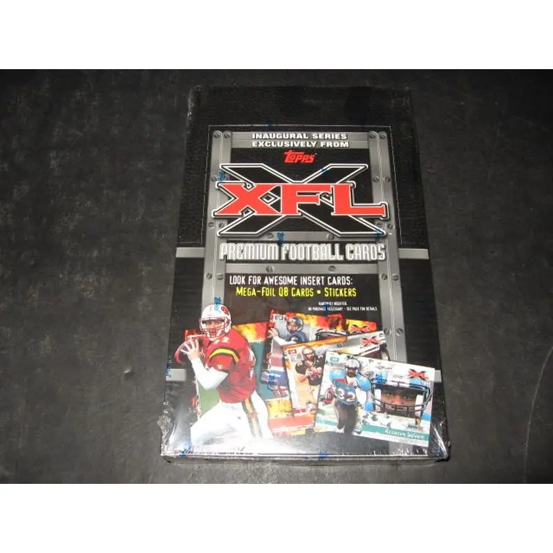 2001 Topps XFL Football Box (Retail)