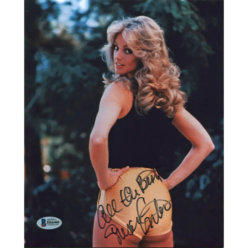 Susan Anton "All The Best" Authentic Signed 8x10 Sexy Photo BAS #H66460