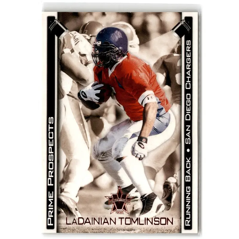 2001 Pacific Vanguard Prime Prospects Bronze LaDainian Tomlinson #29