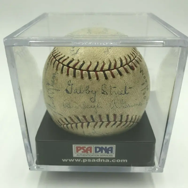Beautiful 1930 St. Louis Cardinals World Series Game Used Team Signed Baseball