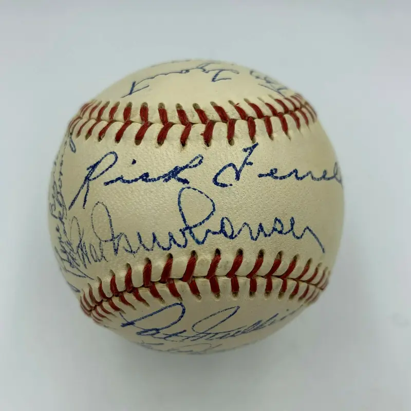 Beautiful 1951 Detroit Tigers Team Signed Baseball 29 Sigs With JSA COA