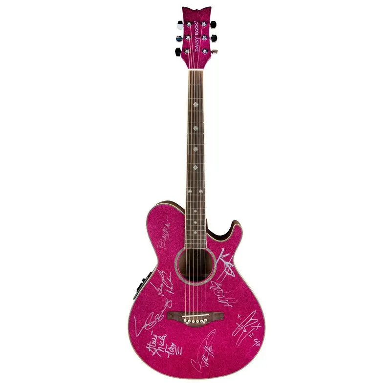 Beyonce Lady Gaga Carrie Underwood Grammy Winners Signed Guitar Beckett COA