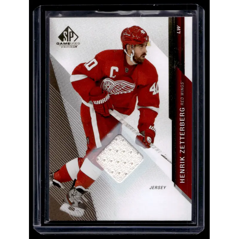 2014-15 Upper Deck SP Game Used - Gold Jerseys - Henrik Zetterberg #29