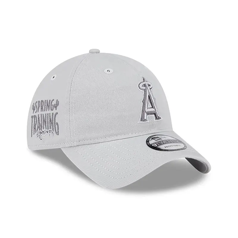 LA Angels Spring Training Fan Pack 2025 Light Grey 9TWENTY Adjustable Cap