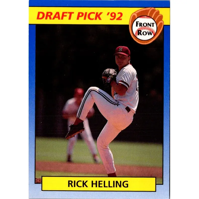 1992 Front Row Draft Picks Rick Helling #81
