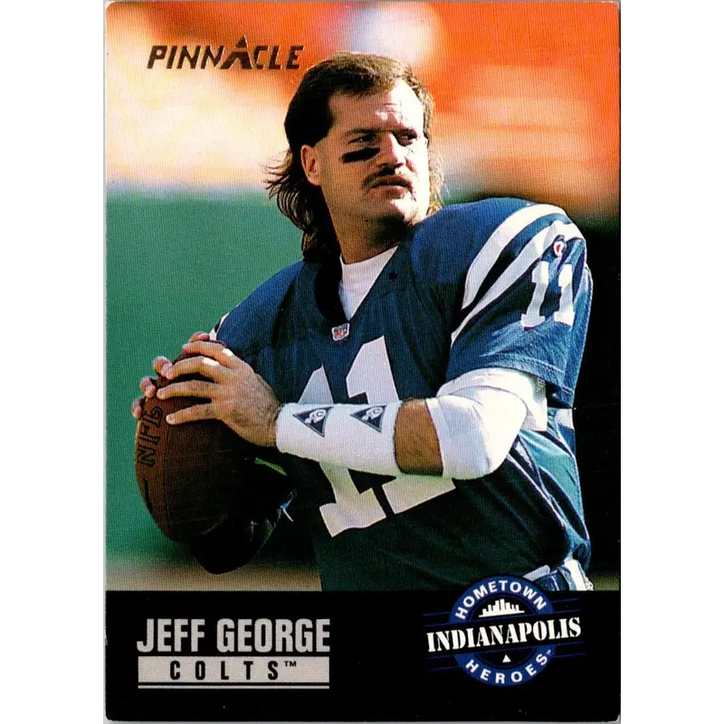1993 Pinnacle Jeff George #358
