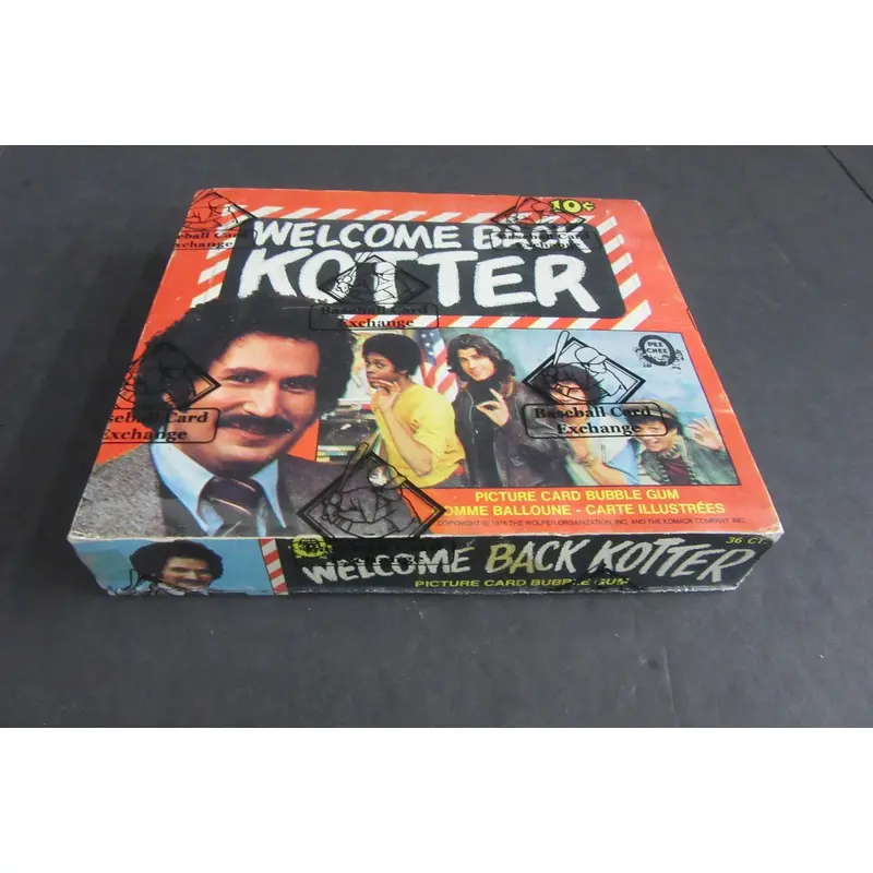 1976 OPC O-Pee-Chee Welcome Back Kotter Unopened Wax Box (BBCE)