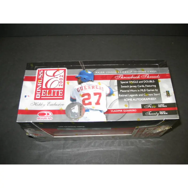 2002 Donruss Elite Baseball Box (Hobby)