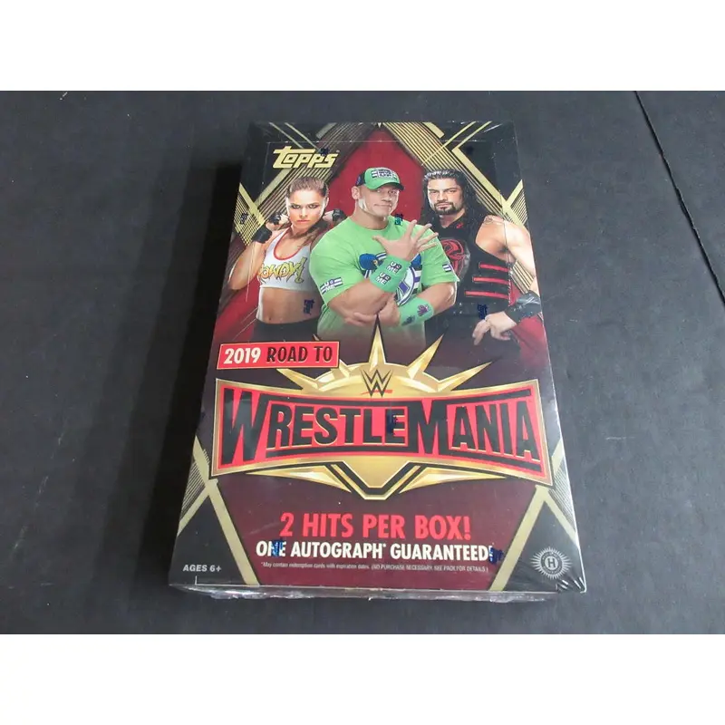 2019 Topps WWE Wrestling Road To WrestleMania Box (Hobby) (24/7)