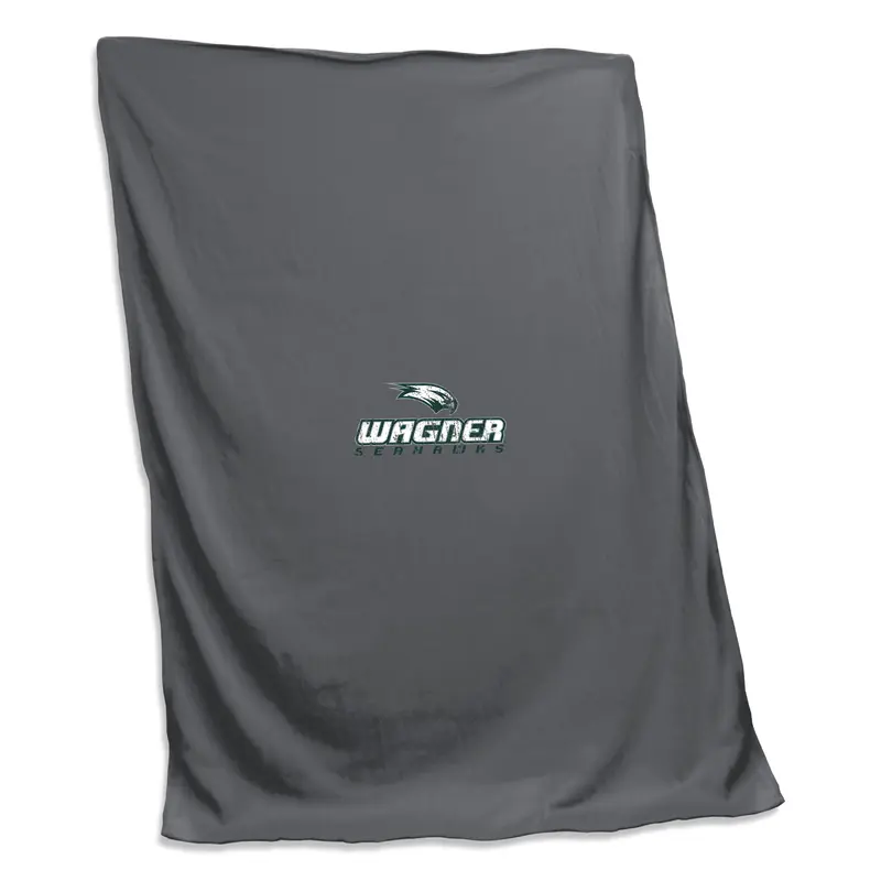 Wagner College Charcoal Sweatshirt Blanket (Screened)