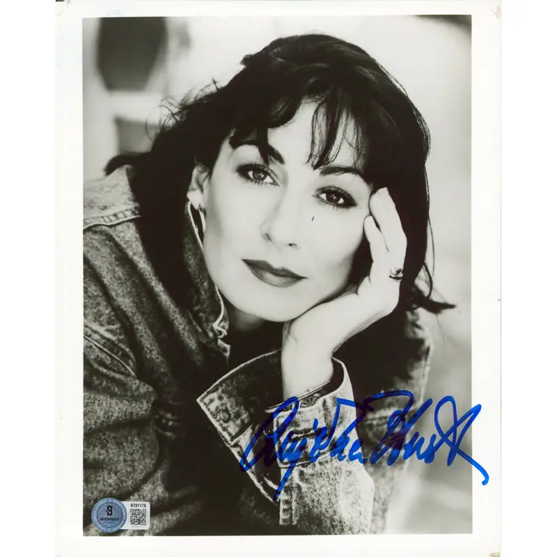 Anjelica Huston The Grifters Authentic Signed 8x10 Vertical Photo BAS #BT01176
