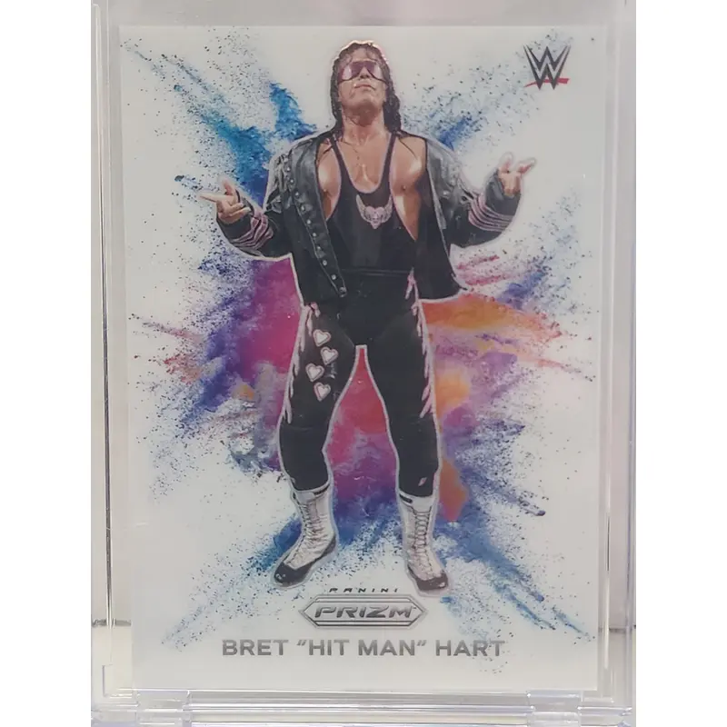 Bret Hit Man Hart 2024 Prizm WWE Color Blast
