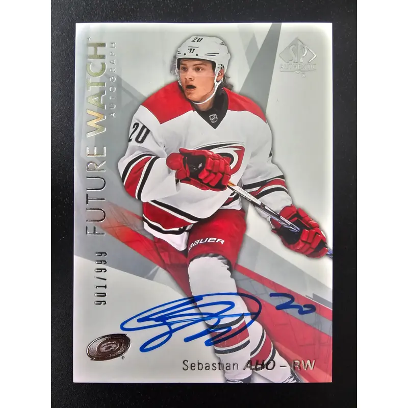 2016-17 Upper Deck SP Authentic Future Watch - Sebastian Aho #158 /999 RC