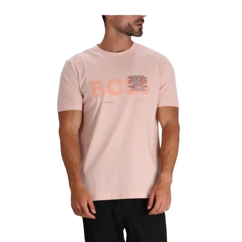 HUGO BOSS MENS BEIGE T-SHIRT TEE 3 50519355835
