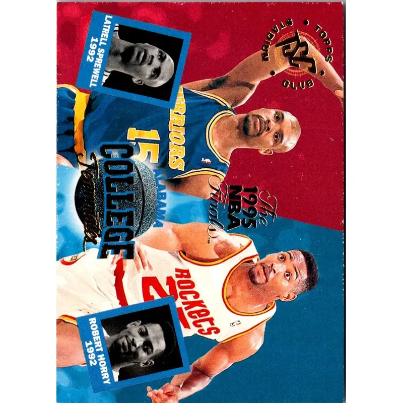 1994 Stadium Club Super Teams NBA Finals Robert Horry/Latrell Sprewell #106
