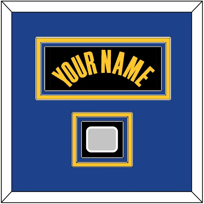 Golden State Name & Champions Patch - Black City (2021-2022) - Triple Mat 3