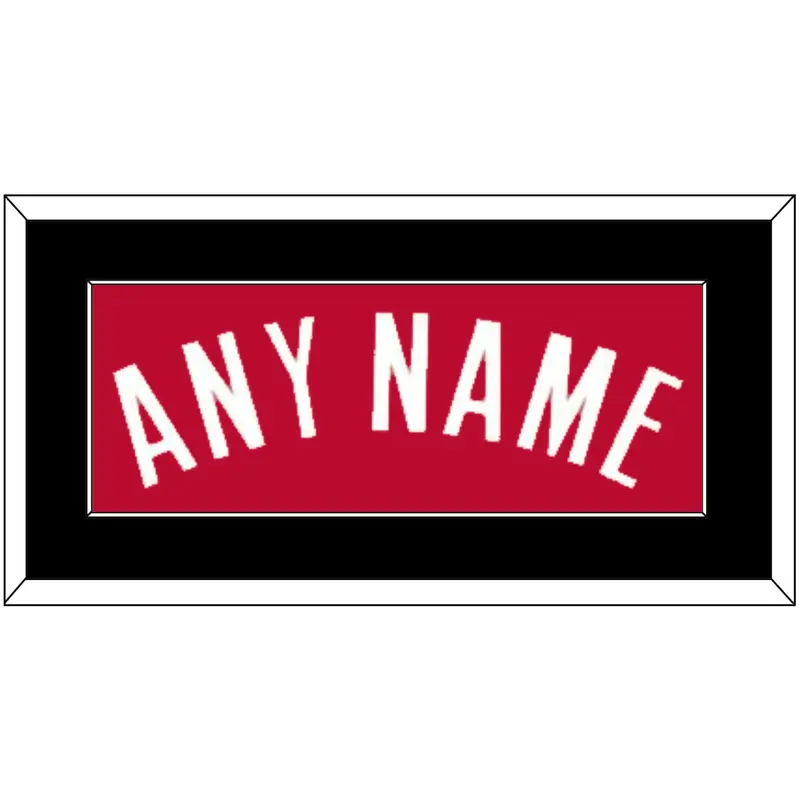 Houston Name - Red Icon - Single Mat 2