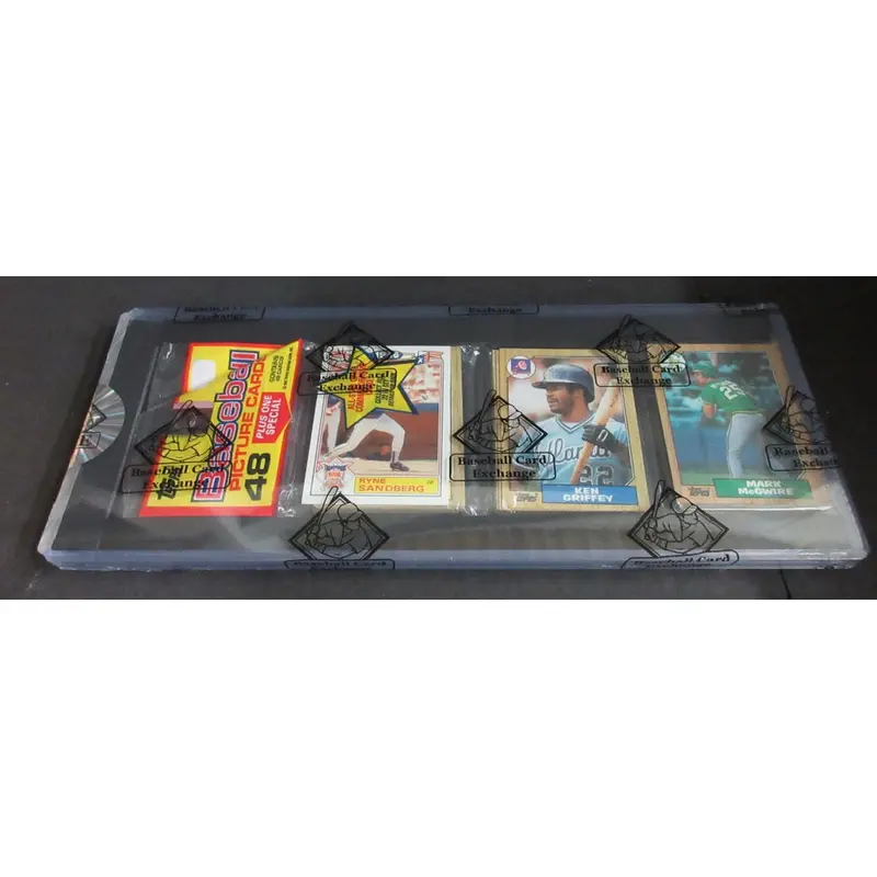 1987 Topps Baseball Unopened Rack Pack (McGwire Top) (BBCE)