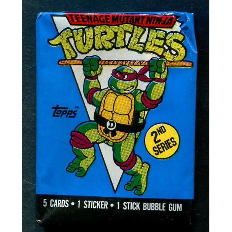1990 Topps Teenage Mutant Ninja Turtles Series 2 Unopened Wax Pack