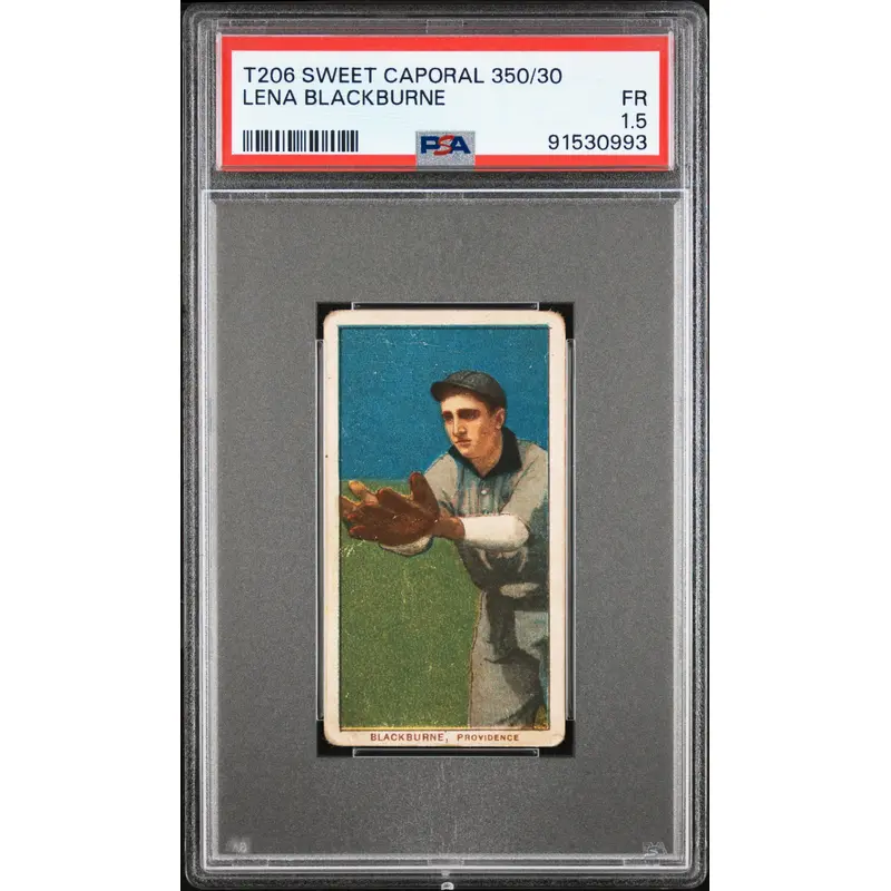 Lena Balckburne 1909-11 T206 Sweet Caporal 350/30 PSA 1.5 Fair