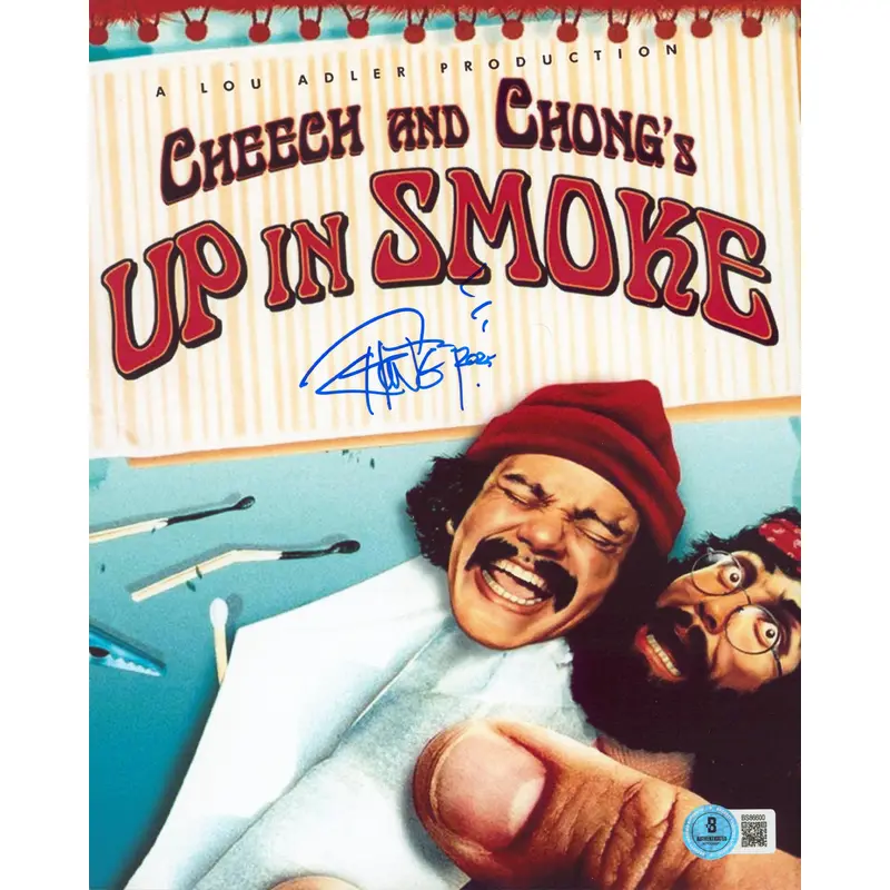 Tommy Chong Up in Smoke Authentic Signed 8x10 Vertical Photo BAS 16