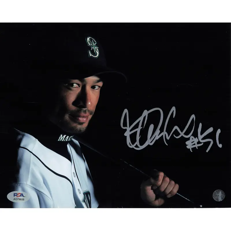 Ichiro Suzuki signed 8x10 photo PSA/DNA Seattle Mariners
