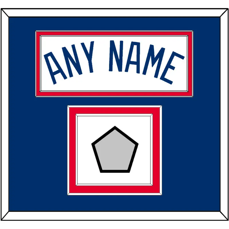 Los Angeles Name & World Series Champions Patch - Home White (2007-2023) - Double Mat 2