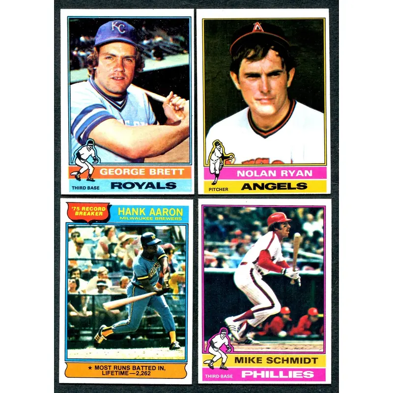 1976 Topps Baseball Complete Set (660) EX (24-539)