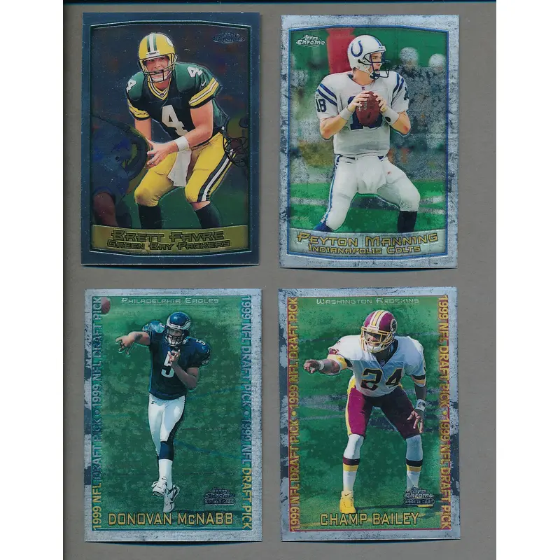 1999 Topps Chrome Football Complete Set (165) NM/MT MT