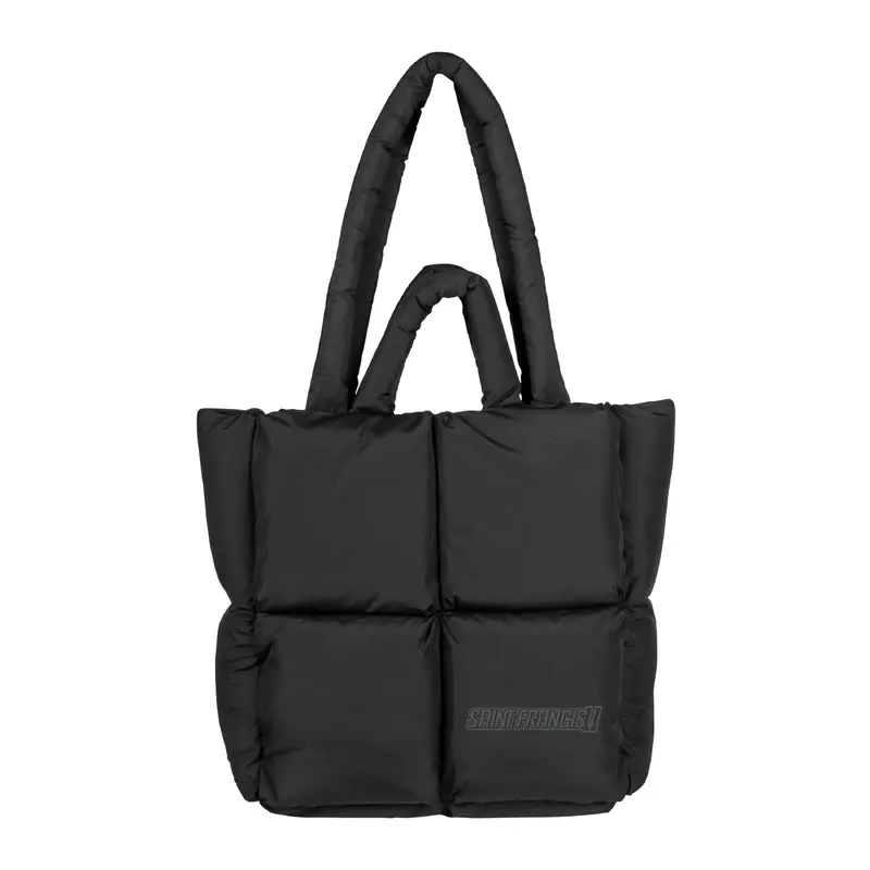 St. Francis University Black Puff Tote