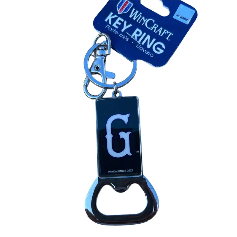 Greenville Drive Wincraft Green G Logo Bottle Opener Keychain