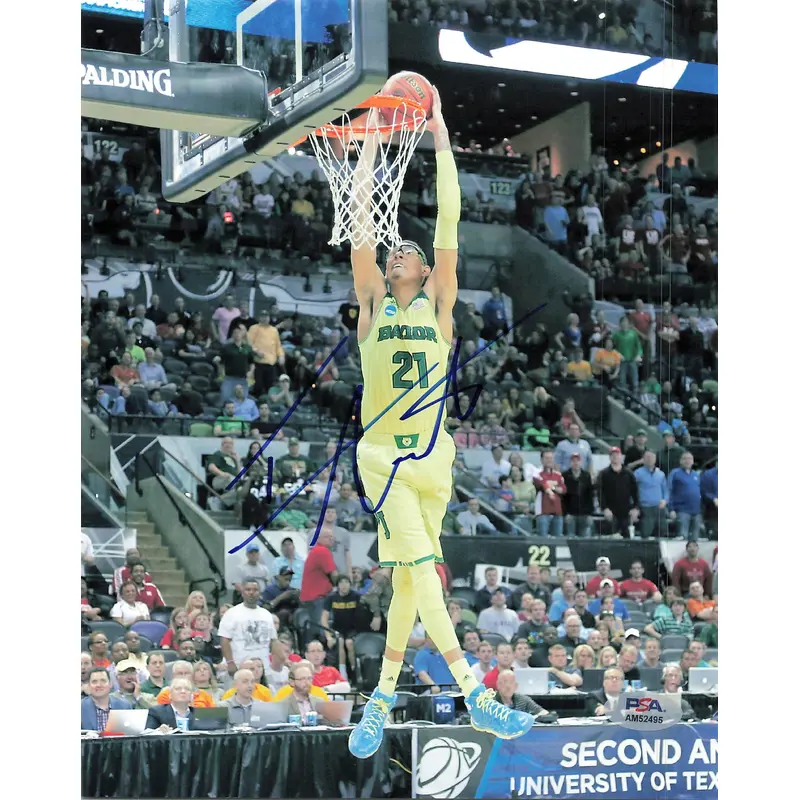 ISAIAH AUSTIN signed 8x10 photo PSA/DNA Baylor Autographed