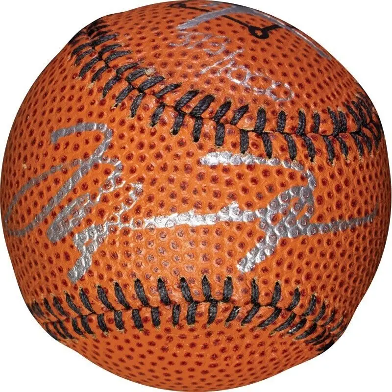 Michael Jordan Signed Nike Basketball Style Baseball PSA DNA COA
