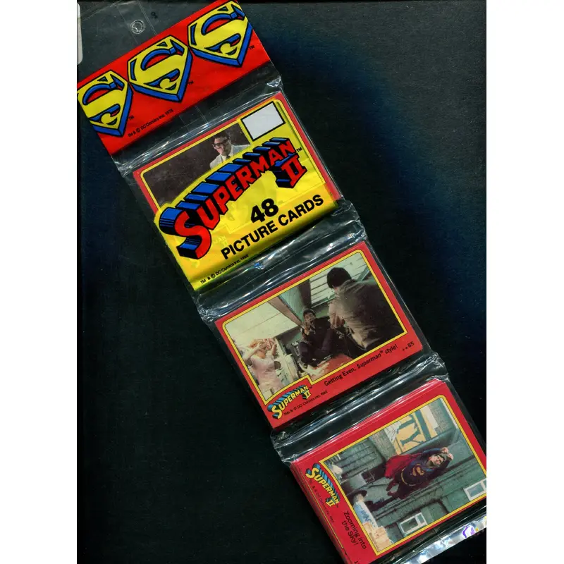 1981 Topps Superman II Unopened Rack Pack