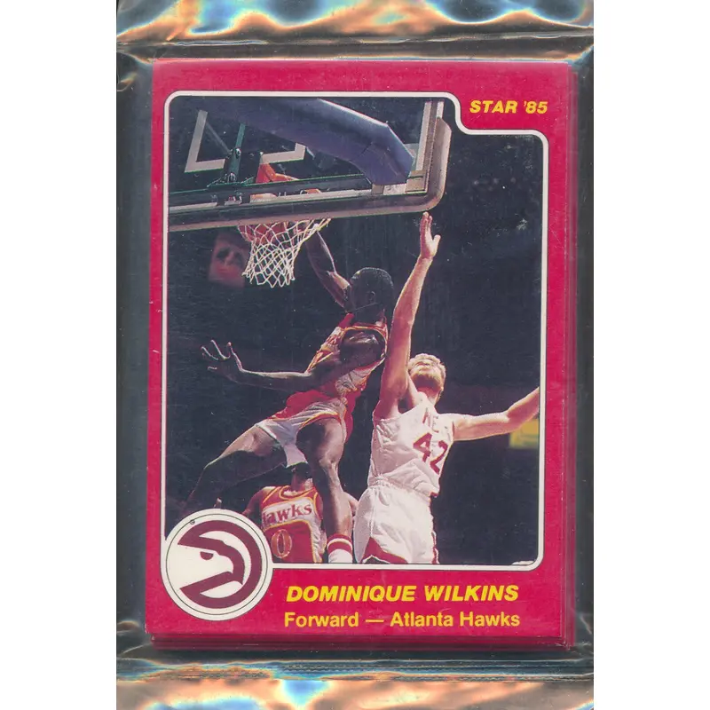 1984/85 Star Basketball Hawks Complete Bagged Set