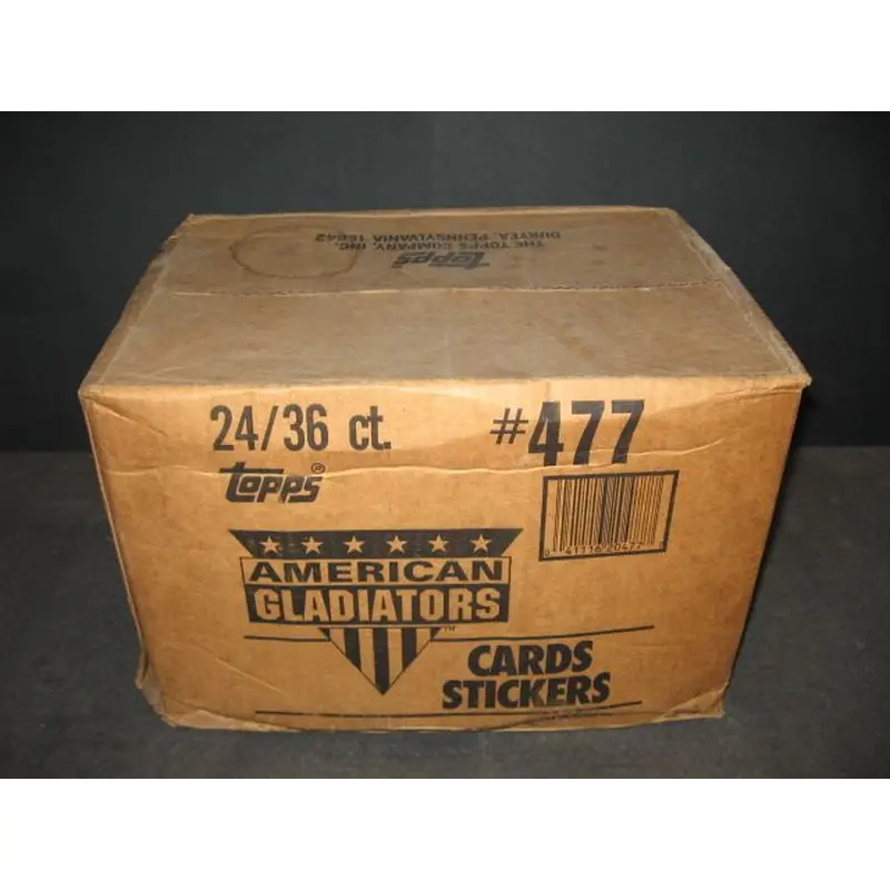 1991 Topps American Gladiators Case (24 Box)
