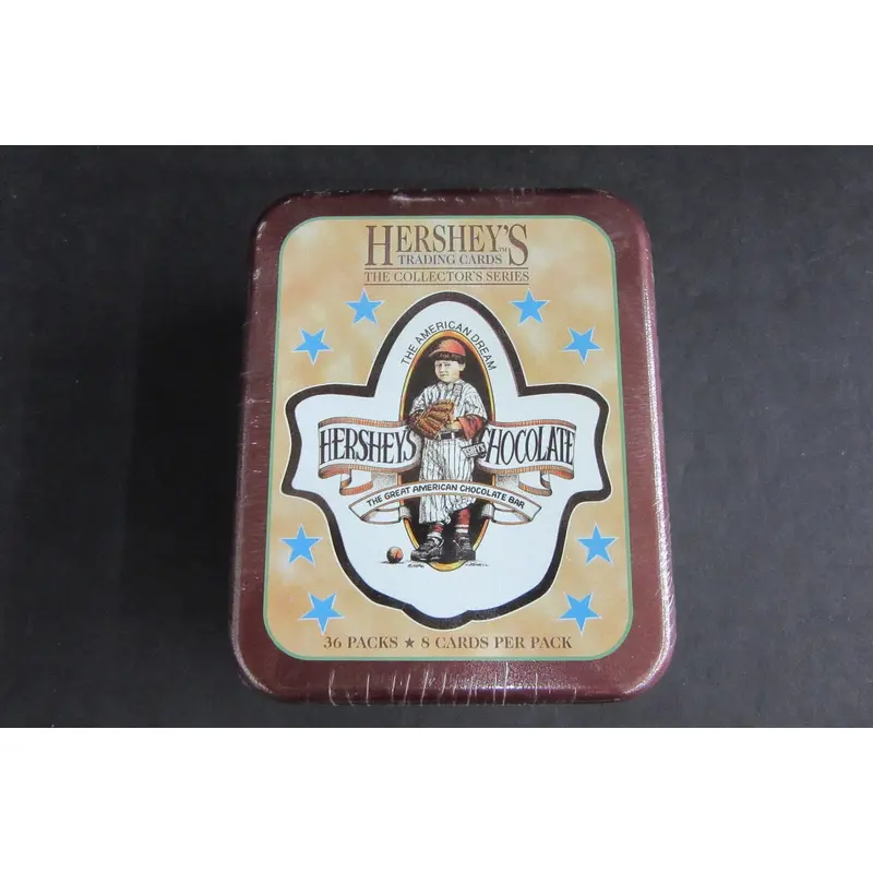 1995 Dart Hershey's Chocolate Trading Card Box (Tin) (Read)