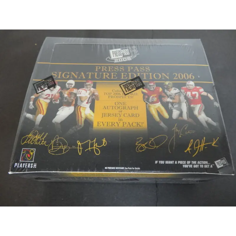 2006 Press Pass Signature Edition Football Box (Hobby)