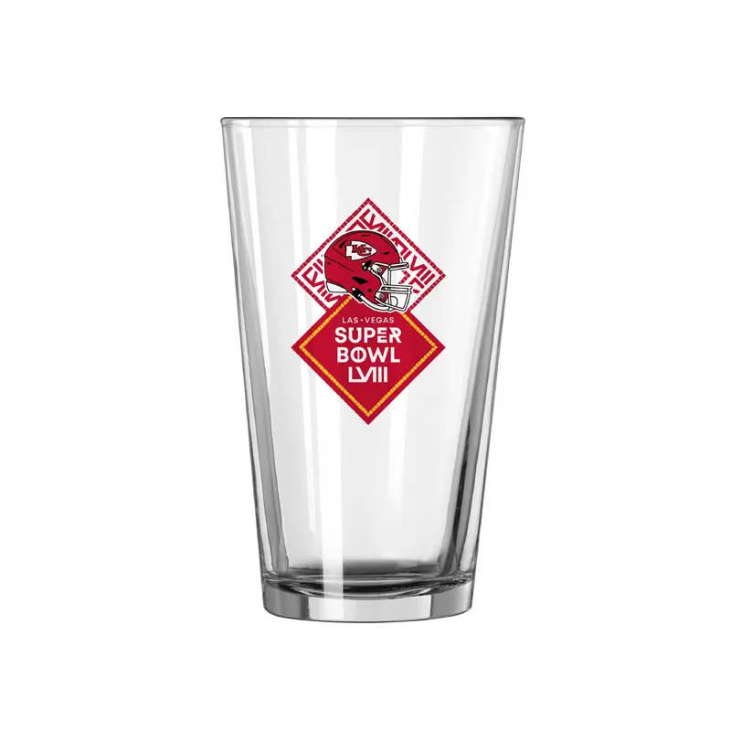 Kansas City Chiefs 16oz SB 58 Bound Pint Glass
