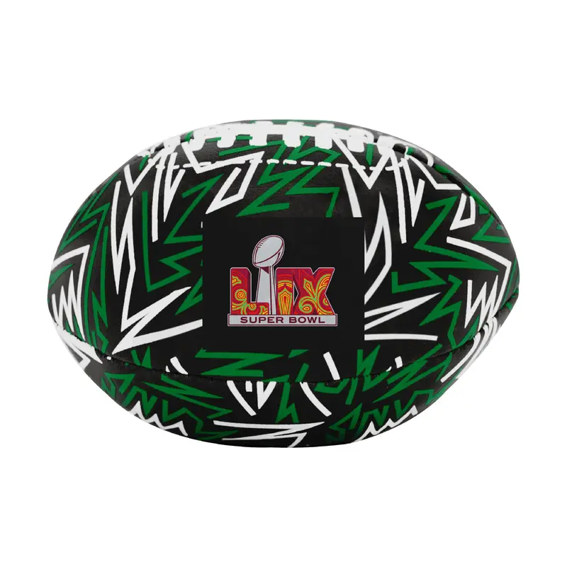 Super Bowl 59 Micro Graffiti Soft Football