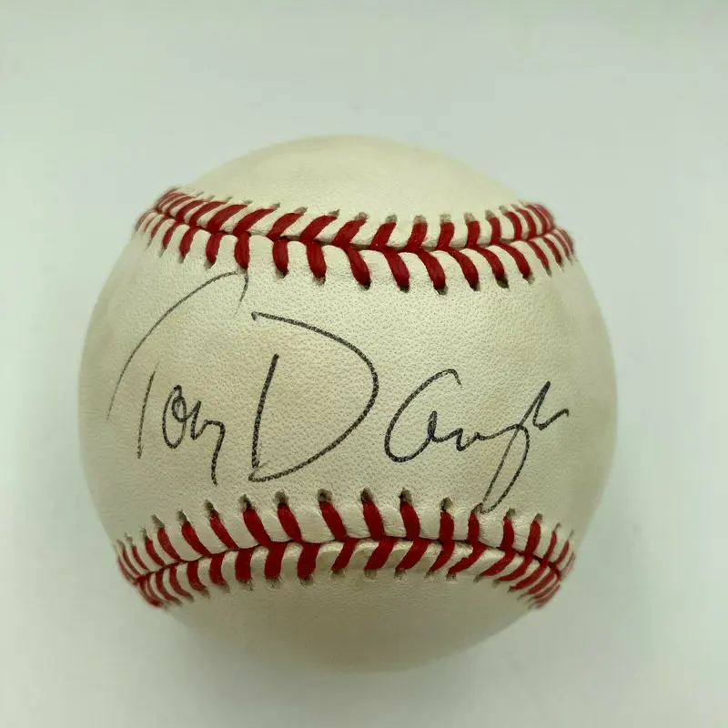 Tony Danza & Danny Glover Signed Autographed Major League Baseball PSA DNA COA